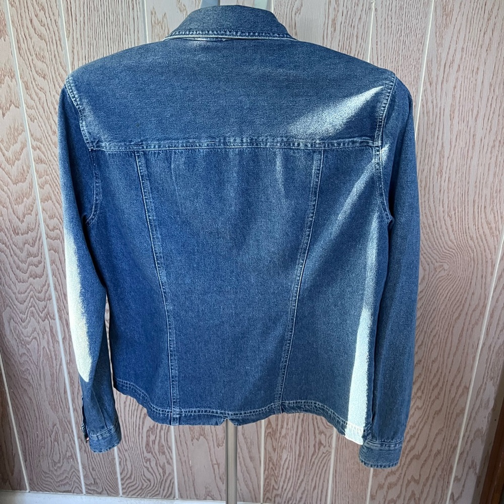 BILL BLASS vintage Denim Button-Up shirt - Picture 3 of 5